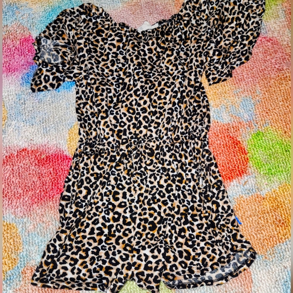 Cheetah romper